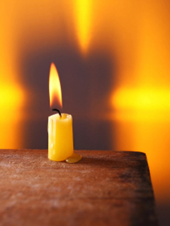 burning candle